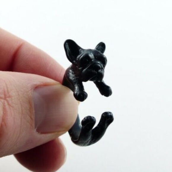 50% OFF Wrap Around Black Dog Ring - Picture 2 of 2